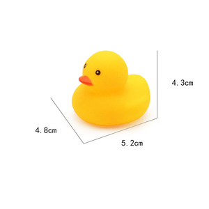 Bán Buôn Mini Đồng Bằng Thiết Kế 2.5 Inch 5.2Cm Cao Su Đầy Màu Sắc Số Lượng Lớn Tắm Tắm Vịt Cao Su Vịt Đồ Chơi Cho Bán Hàng Tự Động Viên Nang Máy - Product Image 6