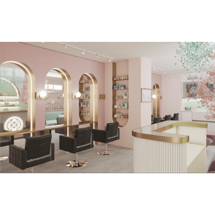 Hair Dressing Salon Equipment Shop Interior Design Beauty Salon - Main Image