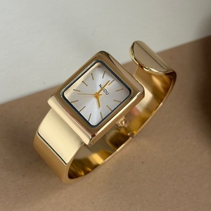 Exquisitos Relojes de Pulsera de Cuarzo para Mujer, Reloj de Cuarzo Simple y Moderno con Correa de Acero Inoxidable Resistente al Agua para Mujer - Product Image 2