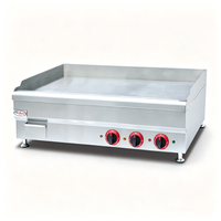 Grill électrique plat Teppanyaki pour la restauration, corps en acier inoxydable antirouille, pour les tâches de cuisson commerciales à haut volume