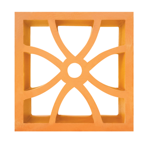 Carreau d'écran 4 feuilles Vente à chaud Tuiles de toiture en béton Façade Briques Argile Service personnalisé Style traditionnel Vietnam - Product Image 1