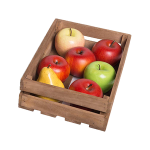 Cesta de frutas de regalo de madera de Navidad vacía - Product Image 5