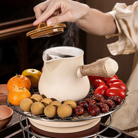 Ensemble de théière en porcelaine de haute qualité en céramique de style chinois pouvant être chauffée au feu Harmony