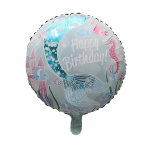 Globo de aluminio sónico redondo para niños, juguete de feliz cumpleaños, 18 pulgadas, nuevo diseño - Product Image 3
