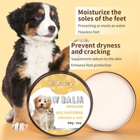 Label privé baume pour les pattes de chien tout naturel coussinet pour les pieds griffe de chat et de chien nez et pied crème hydratante et anti-fissuration