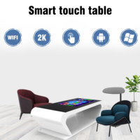 Écran numérique de jeu publicitaire de 32 à 43 pouces, table interactive multi-tactile, prix