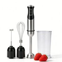 Mixeur Plongeant Électrique Commercial 1000W en Acier Inoxydable, Design Moderne, Portable pour la Fabrication de Savon