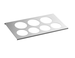 7 Holes <b>Squeeze</b> <b>Bottle</b> Holder Compatible with 1/3 GN Pan Restaurant Kitchen Equipment Commercial Kitchen Steel Fabrication - Product Image 2