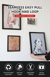 Eco-Friendly Double Sided Wall Picture Damage Free <strong>Hook</strong> <strong>and</strong> <strong>Loop</strong> Technology Removable Nail Free for Hanging - Product Image 6