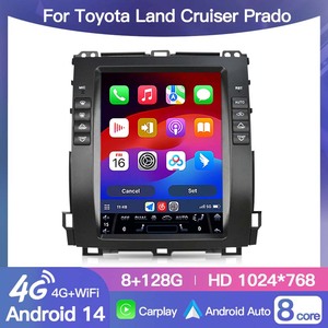 วิทยุติดรถยนต์ Android 14 สำหรับ Lexus GX470 เครื่องเล่นมัลติมีเดีย DSP สเตอริโอ สำหรับ Toyota Land Cruiser Prado 120 ปี 2002 - 2009 พร้อมระบบ GPS Carplay และ Bluetooth - Product Image 2