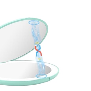 Customized <b>Light</b> <b>up</b> <b>Travel</b> Compact <b>Mirrors</b> Small Led 10X Magnifying Makeup <b>Mirror</b> for Women Girls Floral Tea Party Favors - Product Image 2