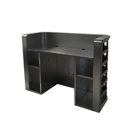 Expédition rapide Table de DJ en treillis en aluminium moderne, avec écran LED de disco moderne, module d'affichage flexible, incurvée et pliable, télécommandée