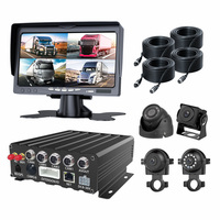 Système de surveillance de véhicule de vente chaude 360 Dash Cam DVR pour voitures bus camions avec logiciel intelligent CMSV6 enregistreur vidéo de boîte noire