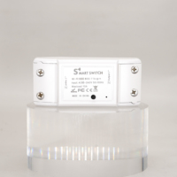 SIXWGH 10A Smart Switch Dual Mode WiFi + RF433 Aucun Hub requis Fonctionne avec pour Tuya Smart Life App pour l'automatisation de la maison entière à distance