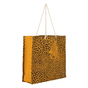 Bolsa de Yute para Compras con Impresión de Animales, Moderna y Elegante, Fabricada en India, Bengala Occidental - Product Image 1