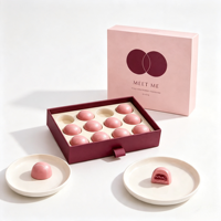 Boîte cadeau en carton rigide rose personnalisée pour chocolats, bonbons, mariage, Saint-Valentin, avec sac cadeau en papier personnalisé