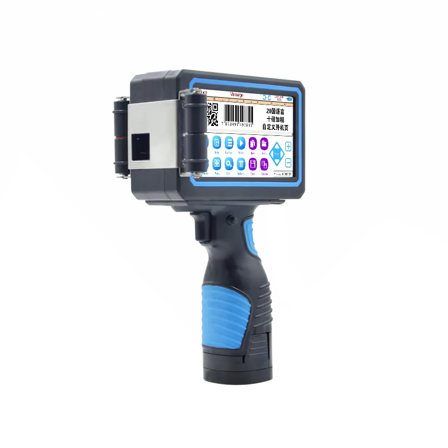 Vendita calda pratico manuale stampante di alta qualità bottiglia PP sacchetto di codice Batch data di codifica macchina stampante a getto d'inchiostro palmare