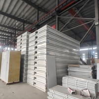 Panneau isolant PIR 100 mm, panneau sandwich ignifuge pour bâtiment industriel
