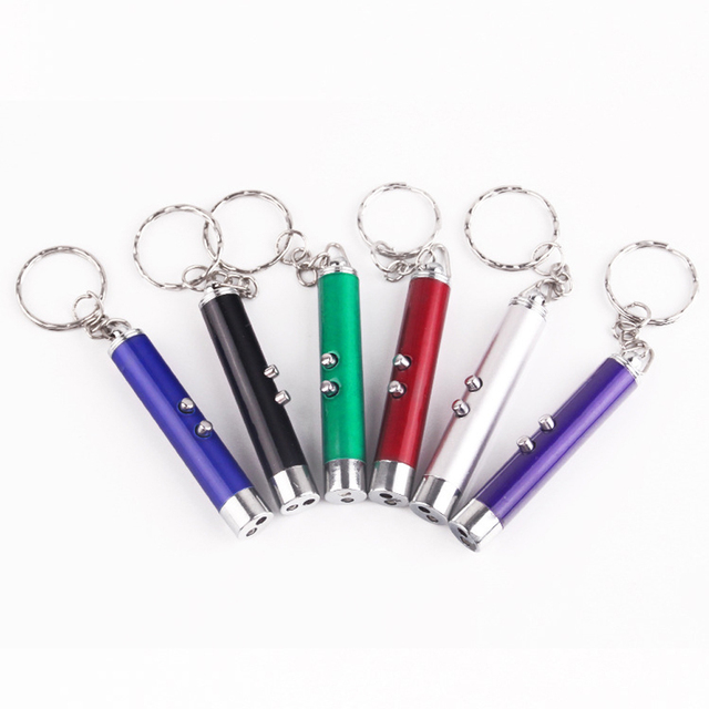 Interactive Eco-Friendly Cat Laser Pointer Toy with Feather for Cats