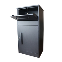Boîte à colis intelligente et moderne en métal autoportante pour appartement, avec rangement pour livraison postale et casier intelligent pour courrier