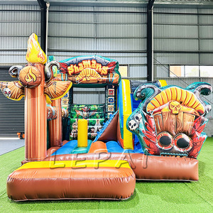 फिरौन हुपफबर्ग ने स्फूर्टेबल प्लेग्राउंड के बाहर बच्चों के लिए महल के आउटडोर खेल का मैदान कूदते हुए बच्चों के लिए - Product Image 3