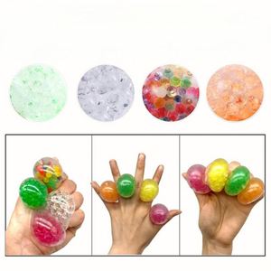 Pelotas Antiestrés de 3.5cm con Cuentas de Agua, Pelotas de Gel Suave TPR para Apretar, Pelotas Estilo Uva - Product Image 3