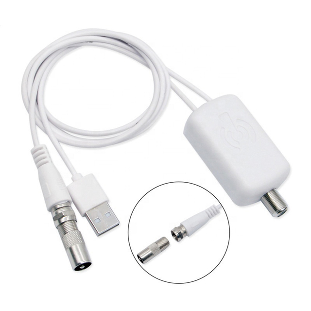 High Quality 80 Cm Tv Fox Signal Amplifier Digital Hd Tv Amplifier Booster Suitable for 25Db Antenna