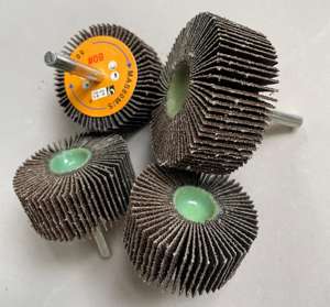 P240 Dremel stinco per ruota con lembo 2.4X1X1/4 pollici salda per rimozione della ruggine fresa lucidatura 400 pz/carta vetrata supportata da cartone - Product Image 2