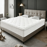 Mittelweiche Plüsch-Hybrid-Gel-Memory-Foam-Matratze Atmungsaktiv Druckentlastend 28cm Dick Modern Minimalistisch Schlafzimmer