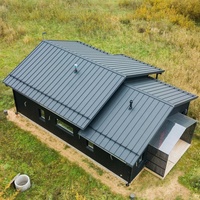 Maison mobile modifiée de conception moderne Fourniture d'usine d'une maison préfabriquée de luxe en acier léger pour un séjour chez l'habitant de luxe