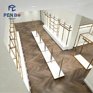 Diseño de Interiores de Tienda de Vestidos de Novia de Alta Gama, Muebles Personalizados para Sala de Exhibición de Novias, Exhibidores de Ropa de Lujo - Product Image 2