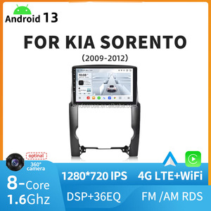9 "Android 13วิทยุรถยนต์อัตโนมัติ4G LTE Navigator 1280*720 IPS เล่นรถสำหรับ Kia Sorento 2009-2012 - Product Image 6