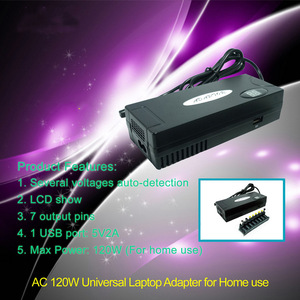 15-20V 6A USB 5V2A 120W phổ máy tính xách tay <span class=keywords><strong>AC</strong></span> <span class=keywords><strong>Adapter</strong></span> tự động - Product Image 4
