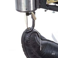 REALMAX QS-SL-26 Machine à coudre à aiguille simple, manuelle ou électrique, à châssis cylindrique, pour la fabrication et la réparation de chaussures, modèle classique