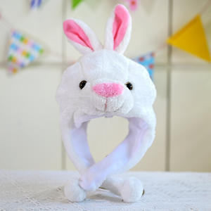 Bonnet décoratif <span class=keywords><strong>en</strong></span> fausse fourrure de dessin animé pour parents et enfants, couvre-chef <span class=keywords><strong>en</strong></span> peluche, chapeau anti-froid <span class=keywords><strong>en</strong></span> forme d'animal - Product Image 1