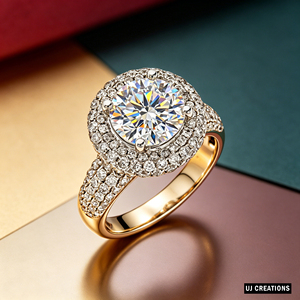 Anillo de Boda Personalizado de Oro Sólido de 14K, S925/10K/14K/18K, con Diamante Cultivado en Laboratorio de 1.5 Quilates, Corte Brillante, Calidad VVS-VS, para Fiesta - Product Image 6