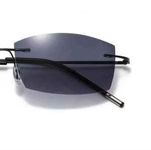 Gafas de Sol de Lectura Bifocales con Protección UV400 y Anti Luz Azul, sin Montura, para Hombre, al por Mayor - Product Image 2
