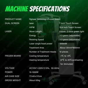 Macchina Criolipolisi Verticale Laser Aggiornata 10D Maxlipo 532nm 635nm per Rimozione Grasso e Rassodamento Pelle - Attrezzatura Estetica - Product Image 6