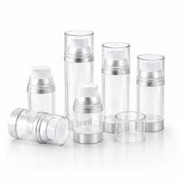 Flacon pompe à vide AS 80-250 ml avec filetage 603, sans air, pour emballage de sérum et lotion cosmétique – Vente directe usine