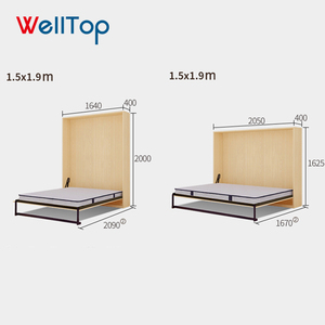 Phần Cứng Kim Loại Đơn/Đôi Kéo Ra Murphy Tường Gắn Dọc Gấp Giường VT-14.023 - Product Image 6