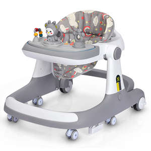 <span class=keywords><strong>Trotteur</strong></span> multifonction avec 6 roues pivotantes et siège/Nouveau modèle coloré en plastique Musique Cartoon Light Baby Walkers trotter - Product Image 5