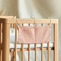 Vente chaude Coton Mousseline Deux Poches Multifonctionnel Enfants Bébé Berceaux Bébé Literie Sac À Couches