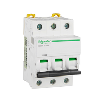 Mini disyuntor MCB de plástico IC65N 1P/2P/3P/4P C/D tipo 10A-63A 6ka Capacidad de ruptura 400V Industrial