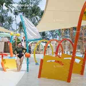 ร้านขายอุปกรณ์ไฟเบอร์กลาสพร้อมสไลเดอร์น้ำ สวนน้ำสำหรับเด็ก สนุกสนาน - Product Image 5