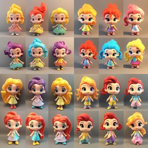 ตุ๊กตาพีวีซีการ์ตูนสาวน้อยทำจากยางนิ่ม สำหรับผู้ชาย ของเล่นแบบกล่องสุ่ม ฟิกเกอร์อนิเมะ ของเล่นพีวีซี - Product Image 6