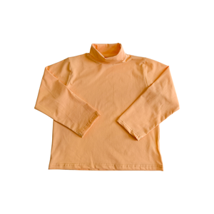 Playera <span class=keywords><strong>de</strong></span> Cuello Alto para Bebés y Niños Pequeños, Color Liso, Manga Larga, Algodón, Marca OEM - Product Image 4