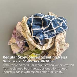 Trapo Industrial Multicolor Mediano Bulto con 25 kg, Trapos de Algodón de Colores de 1 kg para Limpiar Aceite - Product Image 2