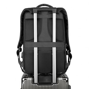 2024 New Custom Business Outdoor Travel <b>Laptop</b> <b>Backpack</b> with USB Waterproof Anti-Theft PU and Polyester Lining - Product Image 3