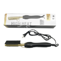 WD3 Vente chaude Lisseur de cheveux de haute qualité Peigne chauffant professionnel Mini lisseur de cheveux Presse-cheveux électrique Peigne chauffant