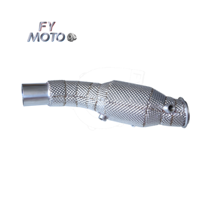 Pour ALFA Romeo Giulia 2.9T tuyau de descente d'échappement avec bouclier thermique - Product Image 3